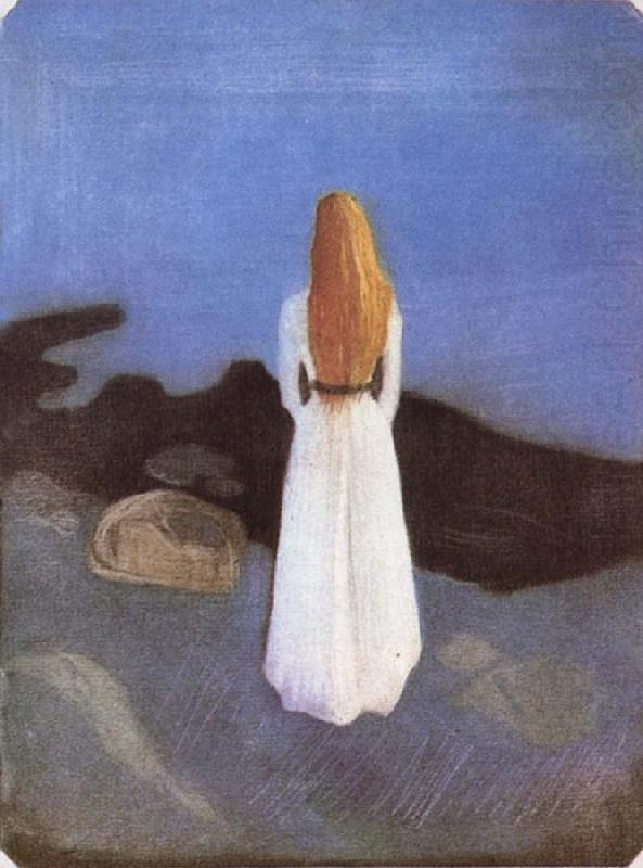 The Lady in the seaside, Edvard Munch